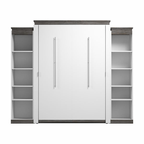 Queen Murphy Bed with Shelves (106W)