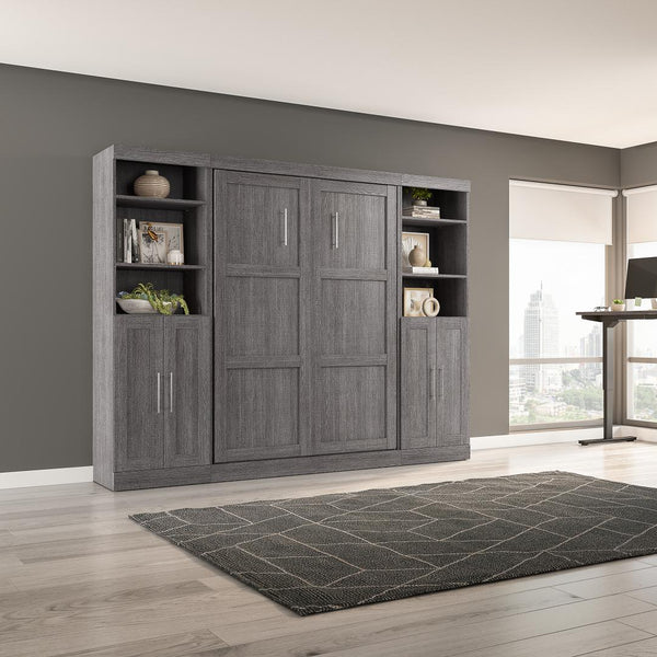 Full Murphy Bed with Closet Storage Organizers (109W)