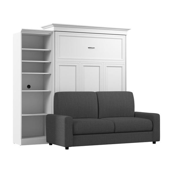 Queen Murphy Bed with Sofa and Closet Organizer (97W)