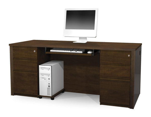 Executive Desk with Two Assembled Pedestals
