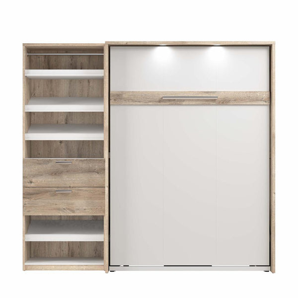 Full Murphy Bed with Closet Organizer (89W)