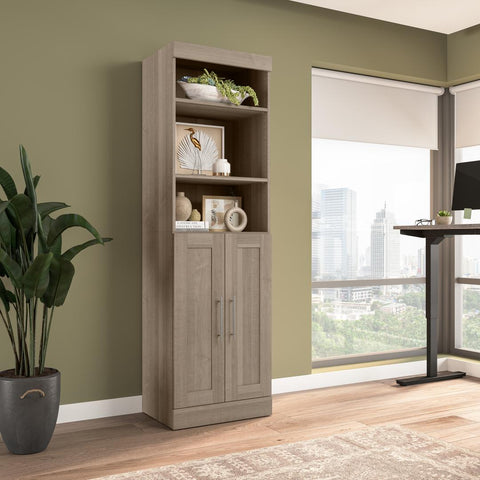 Contemporary Closet System with Doors, 25W x 19D