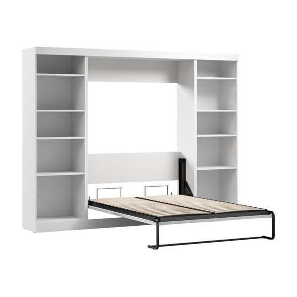 Full Murphy Bed with 2 Shelving Units (109W)