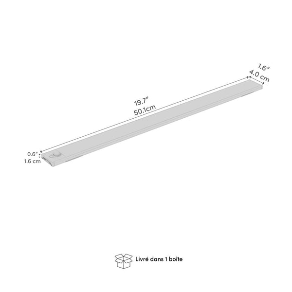 Dimmable Motion Sensor LED Light with USB-C Cable, 20-inch
