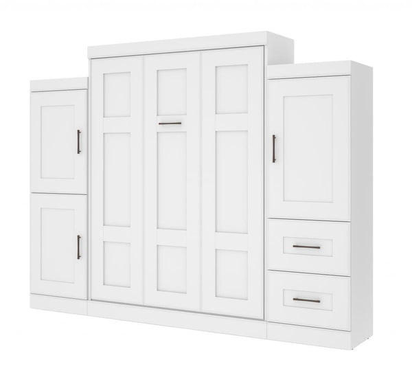 Queen Murphy Bed and 2 Storage Units (115”)