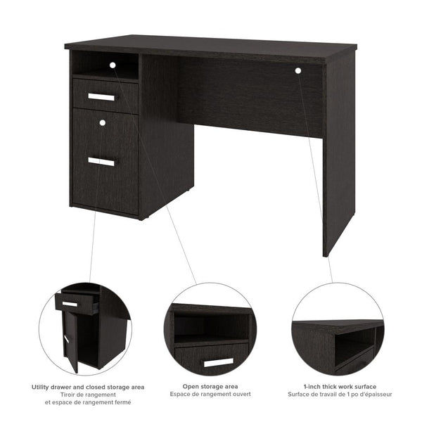 Small Desk with Pedestal
