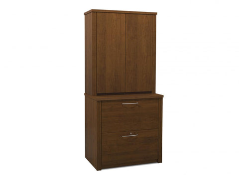 Lateral File Cabinet with Hutch