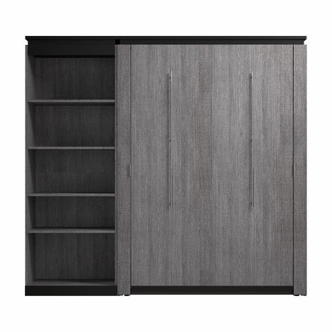 Full Murphy Bed with Shelves (91W)