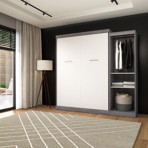Queen Murphy Bed with Closet Organizer (90W)