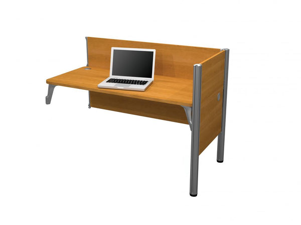 Single Add-On Section for Office Cubicles with Low Privacy Panels