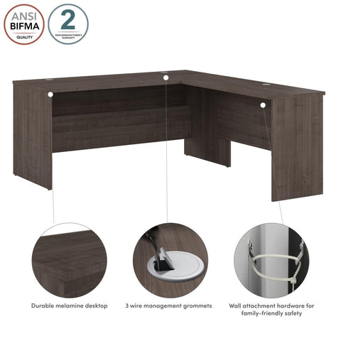 65W L Shaped Desk