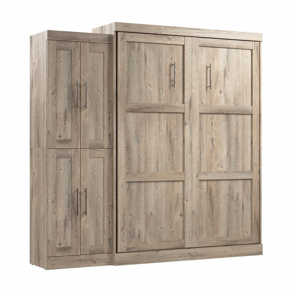 Queen Murphy Bed with Closet Organizer (90W)