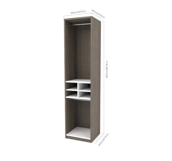 Walk-In Closet Organizer with 4 Floating Shelves