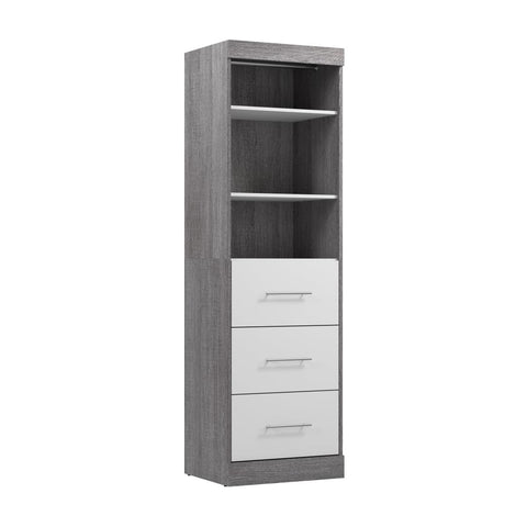 25W Closet Organizer with Drawers