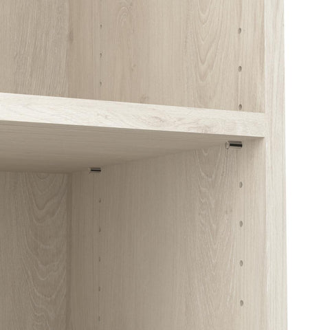 Contemporary Closet System with Shelves, Drawers & Clothing Rods, 61W x 19D