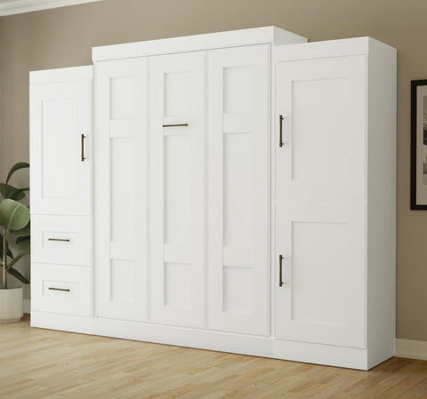 Full Murphy Bed and 2 Storage Units (109”)