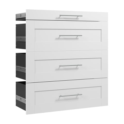 Modular Drawers (4) Set, Shaker Style, 36W x 16D