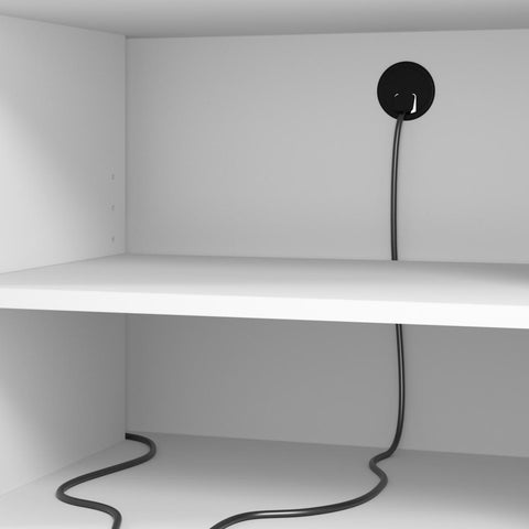 94W Modular Entertainment Center with TV Stand, Storage Cabinet, and Large Wall Panel