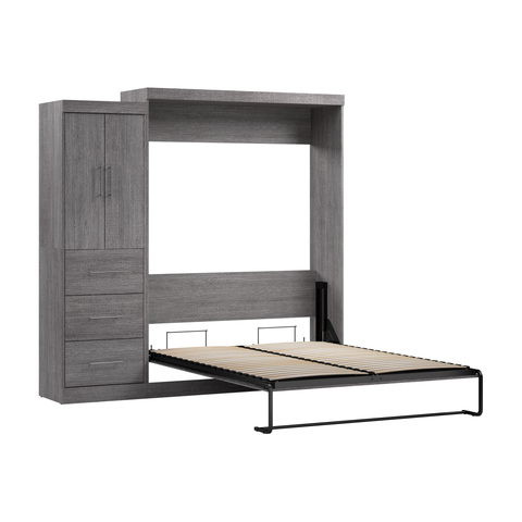 Queen Murphy Bed with Wardrobe (90W)