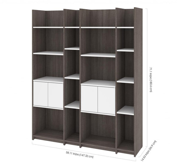 58“ Set of shelving units