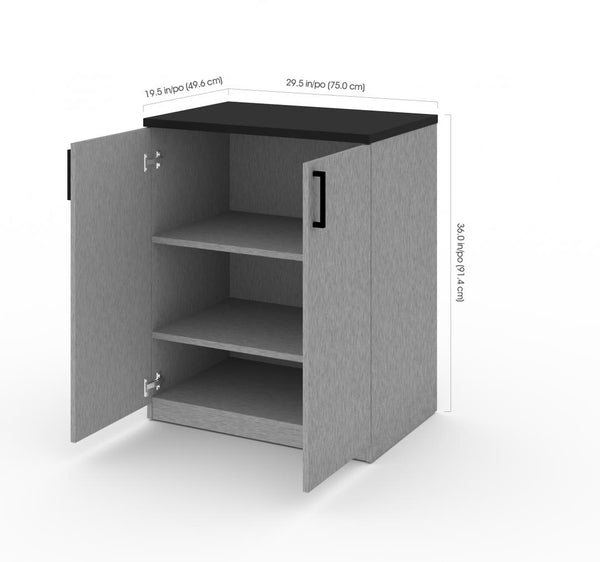 4-Piece Set with 2-Drawer Workbench and Base Cabinets