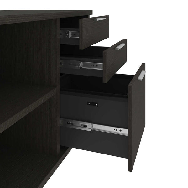 72W L-Shaped Standing Desk