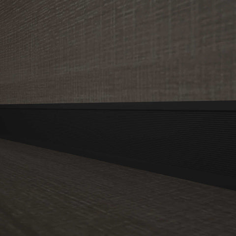 65W L-Shaped Desk with Hutch