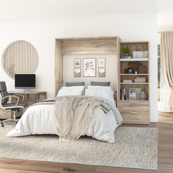 Queen Murphy Bed with Closet Organizer (95W)