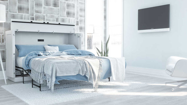 66W Queen Cabinet Bed with Mattress