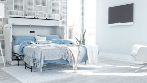 66W Queen Cabinet Bed with Mattress