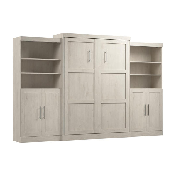 Queen Murphy Bed with Closet Storage Organizers (136W)