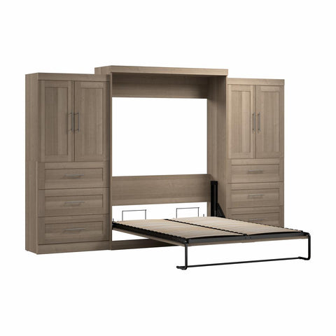 Queen Murphy Bed with Wardrobes (136W)