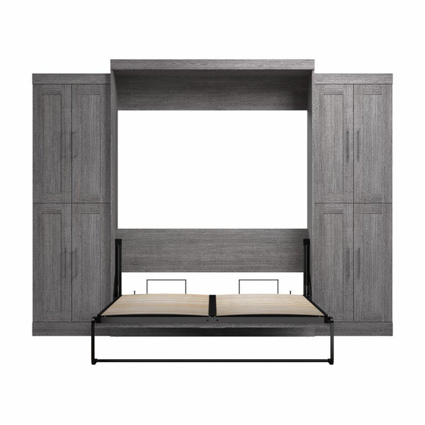Queen Murphy Bed with Storage Cabinets (115W)