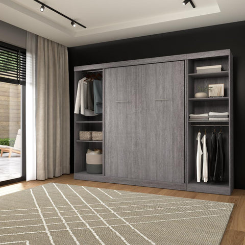 Full Murphy Bed and 2 Closet Organizers (109W)