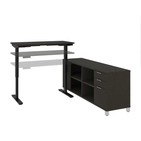 72W L-Shaped Standing Desk