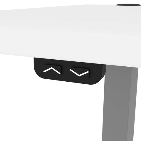 72W x 30D Standing Desk with Dual Monitor Arm