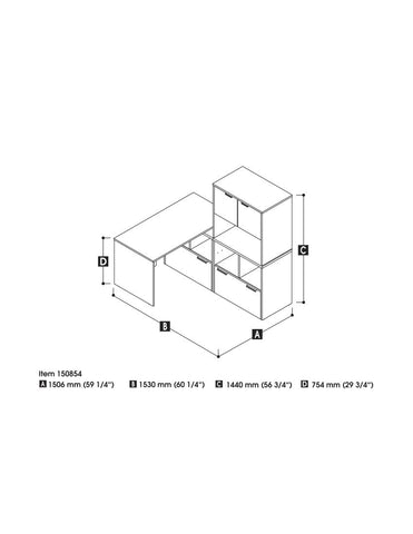 L-Shaped desk