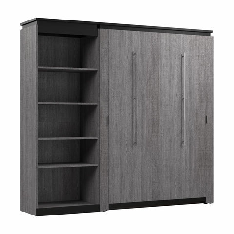 Full Murphy Bed with Shelves (91W)