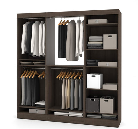 80” Closet Organizer with Doors