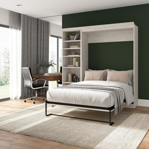 Full Murphy Bed and Closet Organizer (84W)