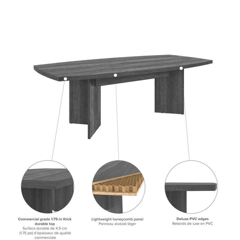 95.5“ Conference Table with 8 Chairs