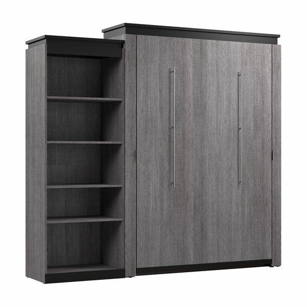 Queen Murphy Bed with Shelves (97W)