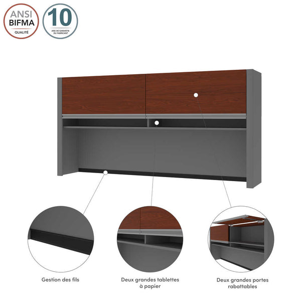 71W Hutch for Narrow Desk Shell