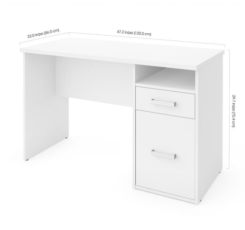 Small Desk with Pedestal
