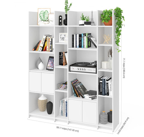 58“ Set of shelving units