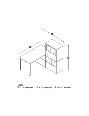L-Shaped desk