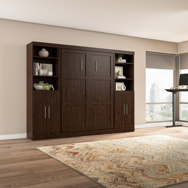 Full Murphy Bed with Closet Storage Organizers (109W)