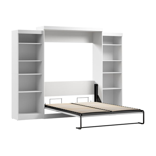 Queen Murphy Bed and 2 Shelving Units (115W)