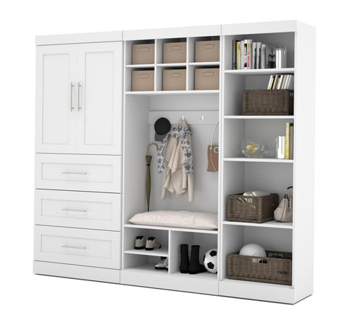 97W Mudroom Storage Unit with Bench