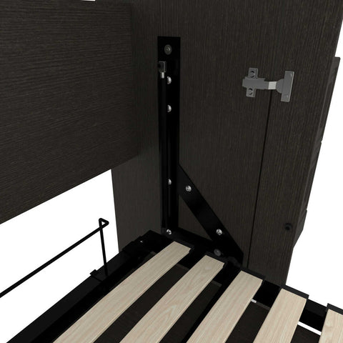 Full Murphy Bed and 2 Shelving Units with 2 Drawers (109W)